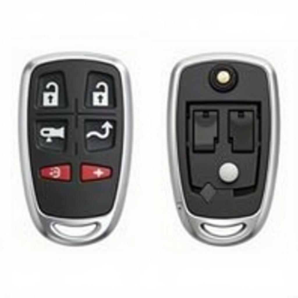 Volvo XC60 Key Fob Front and Back View