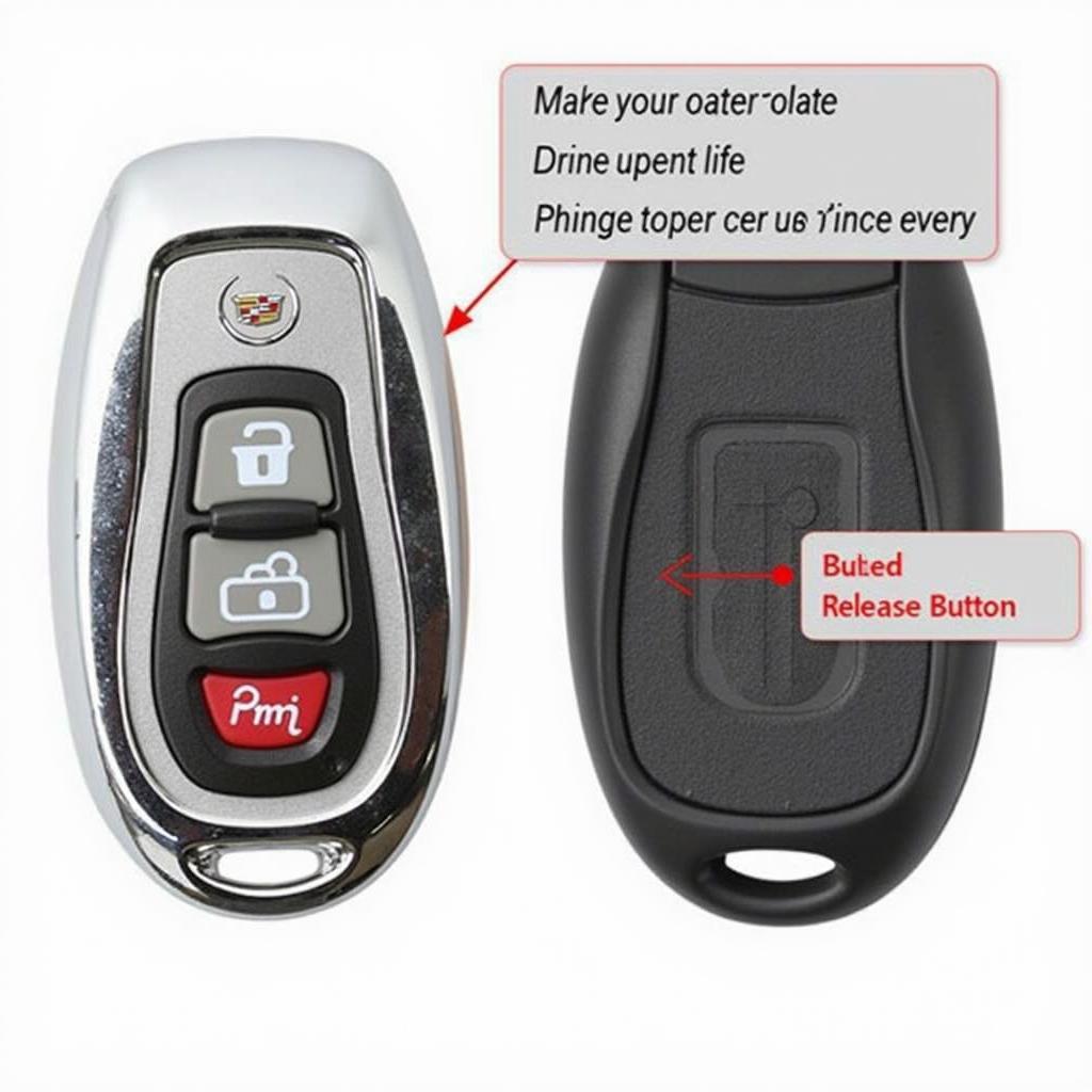 2014 Cadillac Key Fob Battery Location