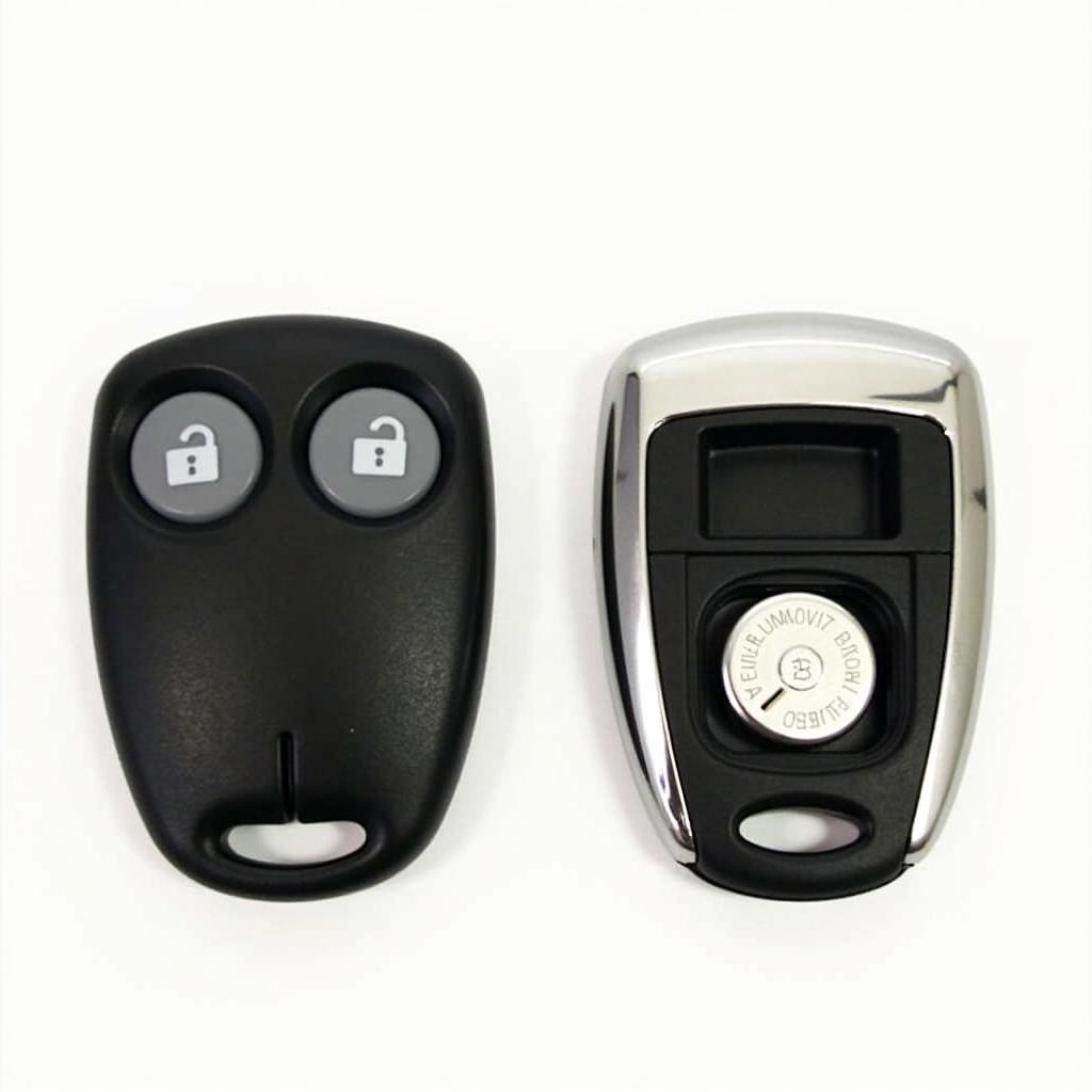 2014 Dodge Durango key fob with a CR2032 battery