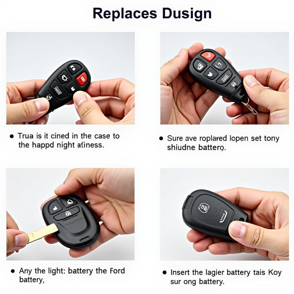 2014 Ford Fusion Key Fob Battery Replacement Steps