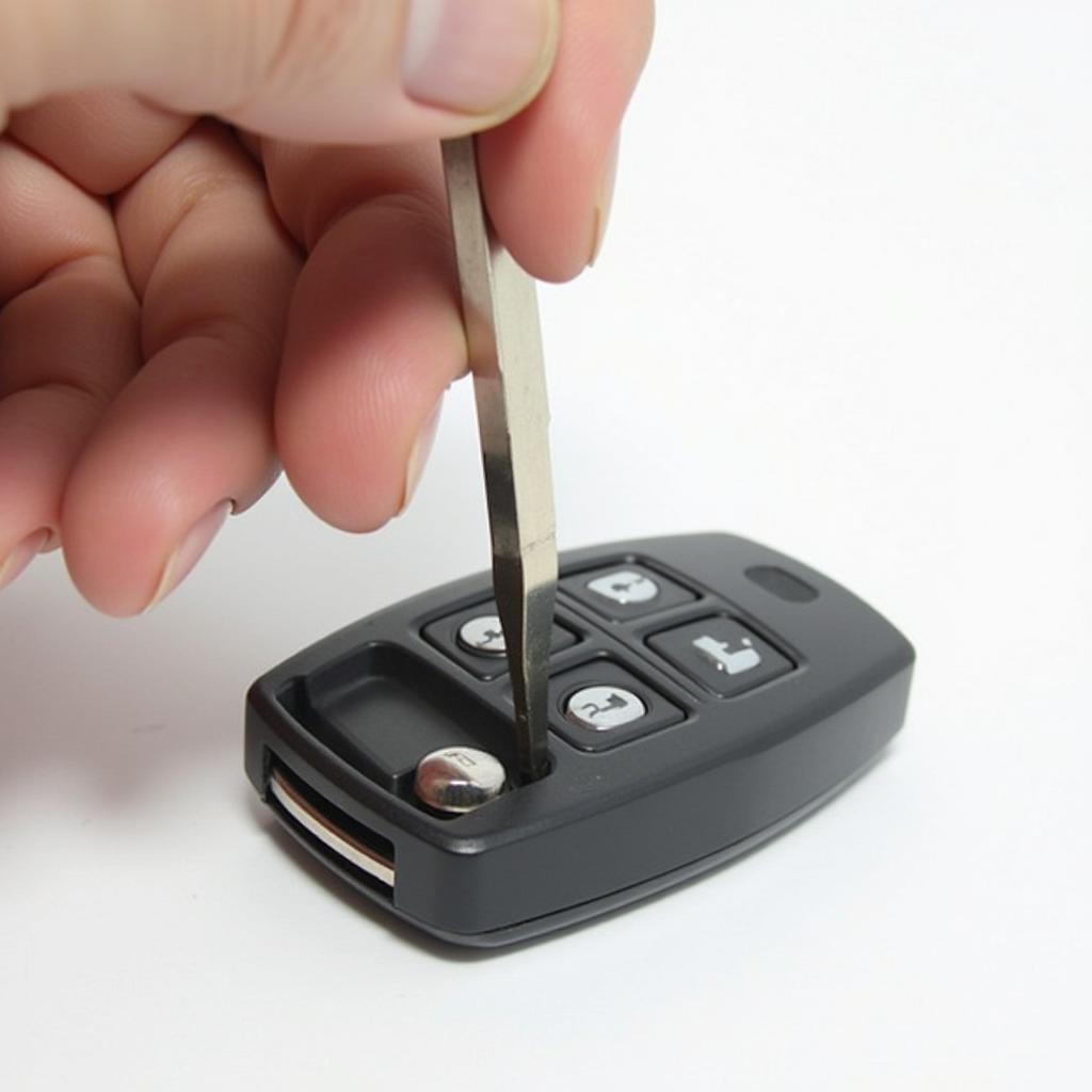 Opening the 2014 Ford Mustang Key Fob