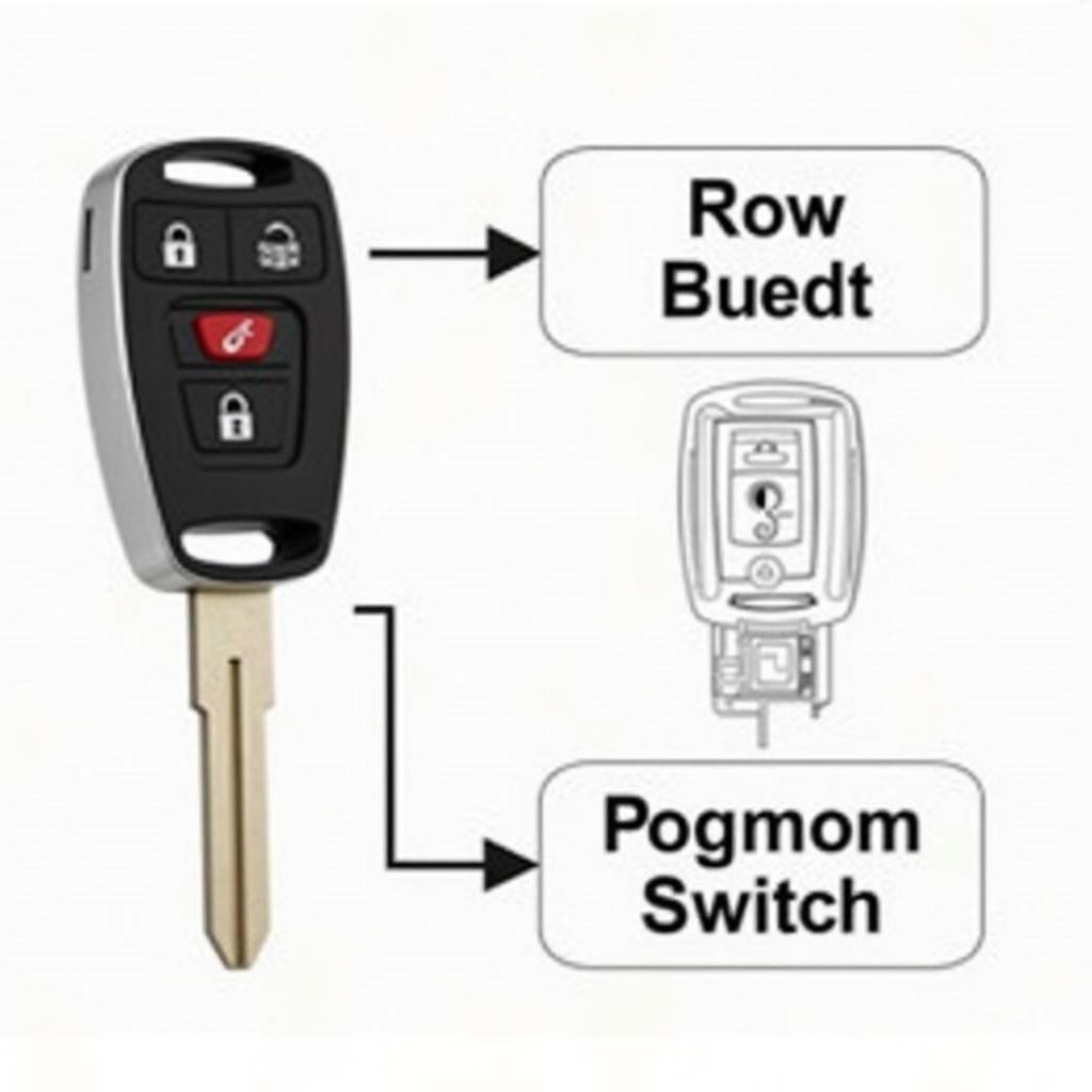 Key Fob and Ignition for a 2014 GMC