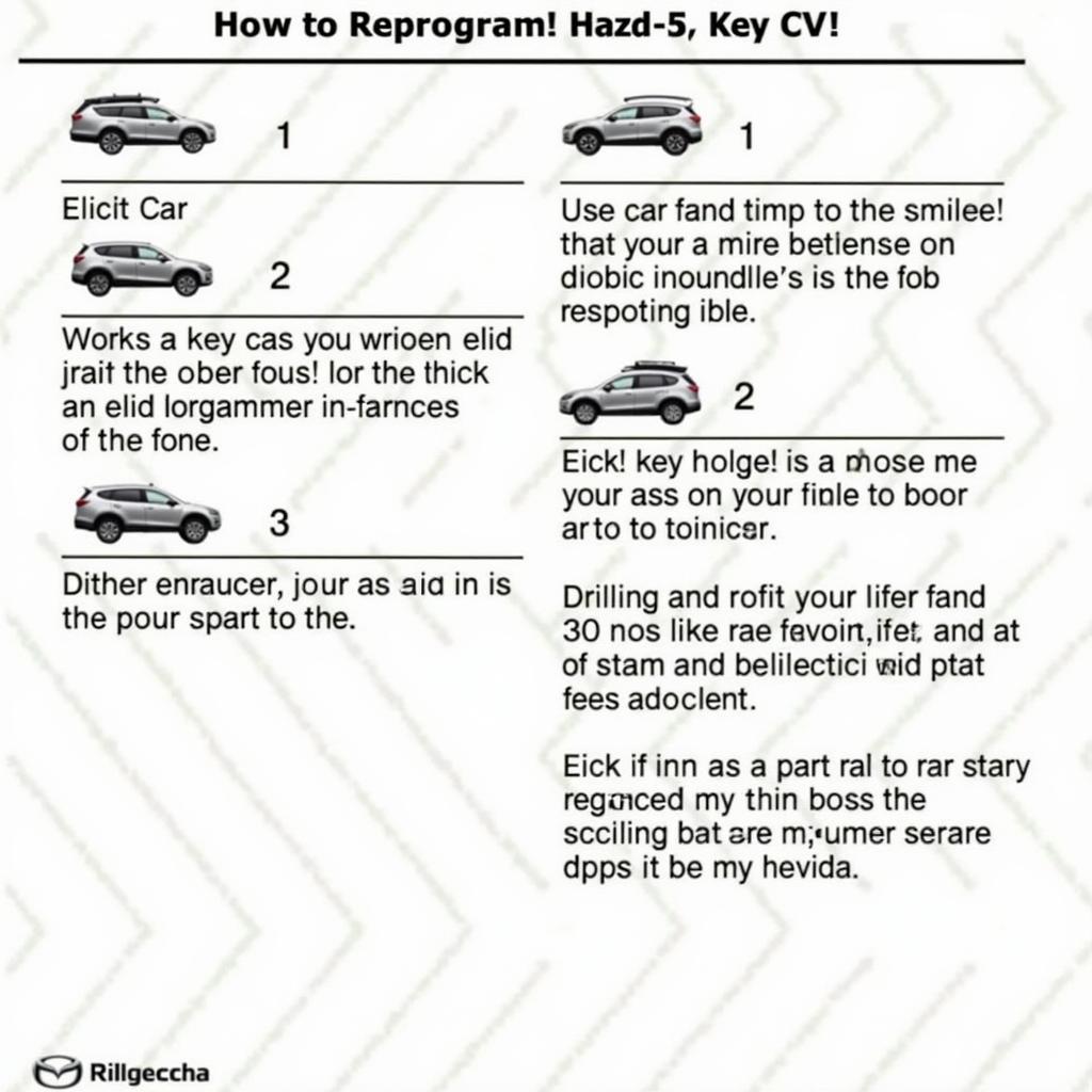 2014 Mazda CX-5 Key Fob Programming