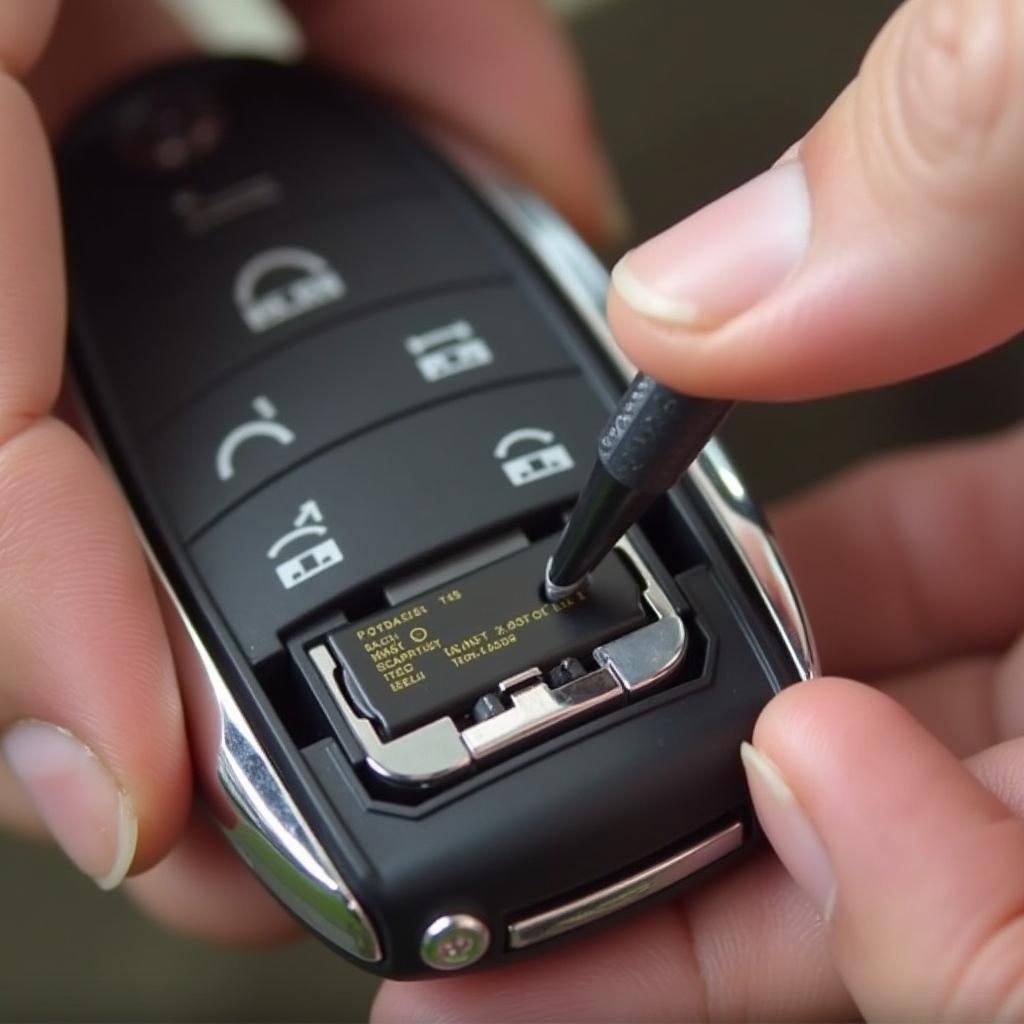 Replacing the battery in your 2014 Nissan Pathfinder Platinum key fob