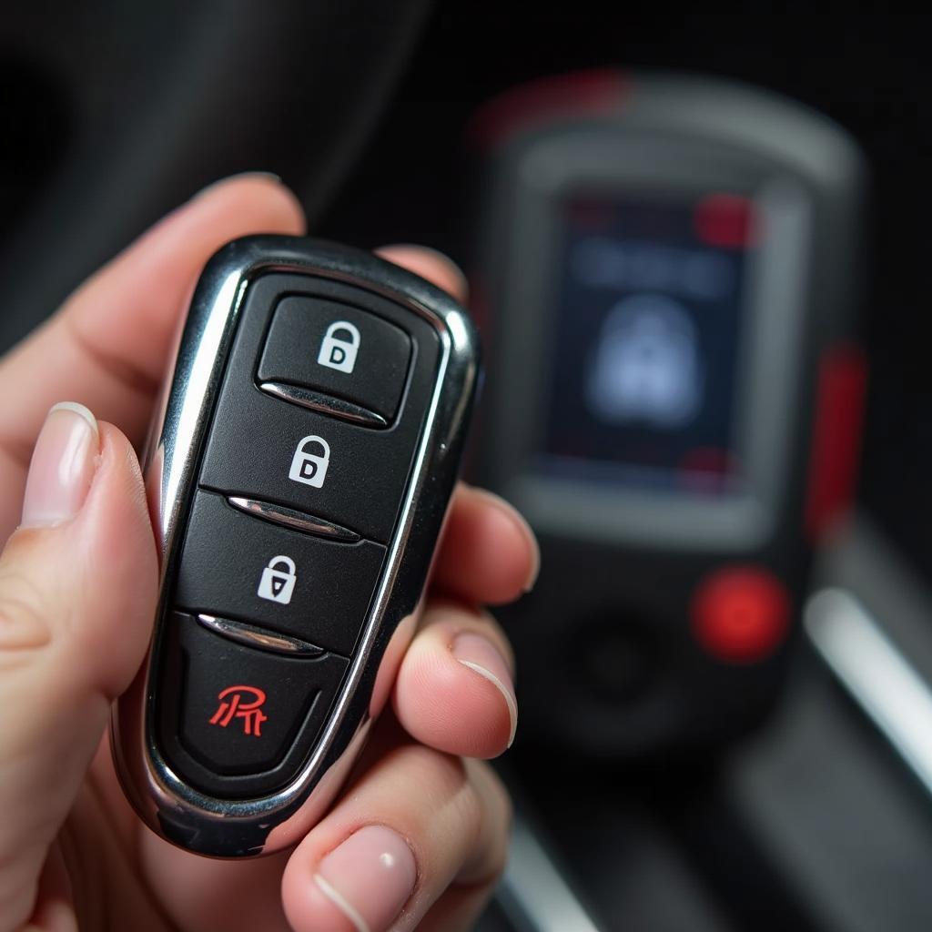 2014 Red Kia Sorento key fob