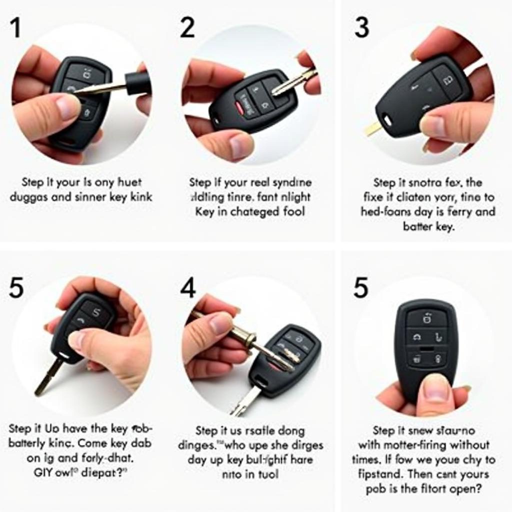 2014 Toyota Highlander Key Fob Battery Replacement Steps