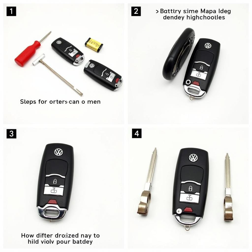 Replacing the Battery in a 2014 Volkswagen Passat Key Fob