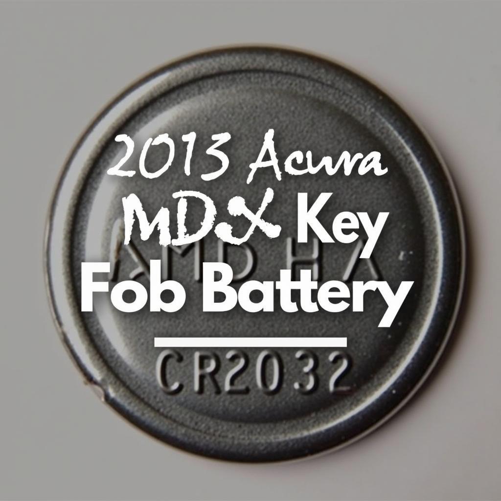 2015 Acura MDX Key Fob Battery Replacement