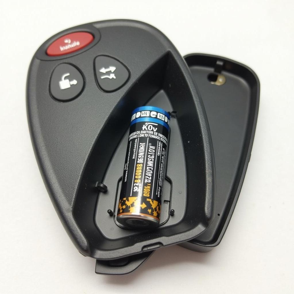 2015 Ford Key Fob Opened with Battery Exposed