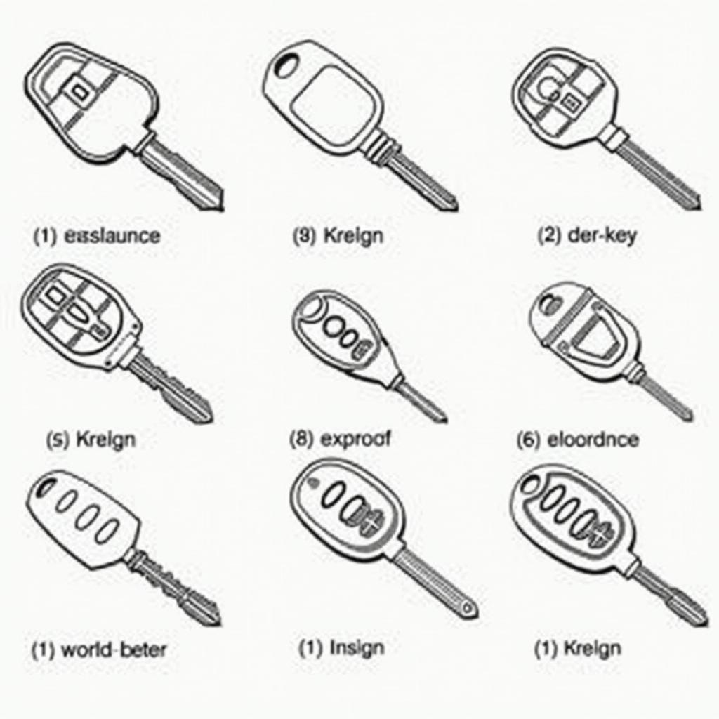 Different Types of 2015 Hyundai Key Fobs