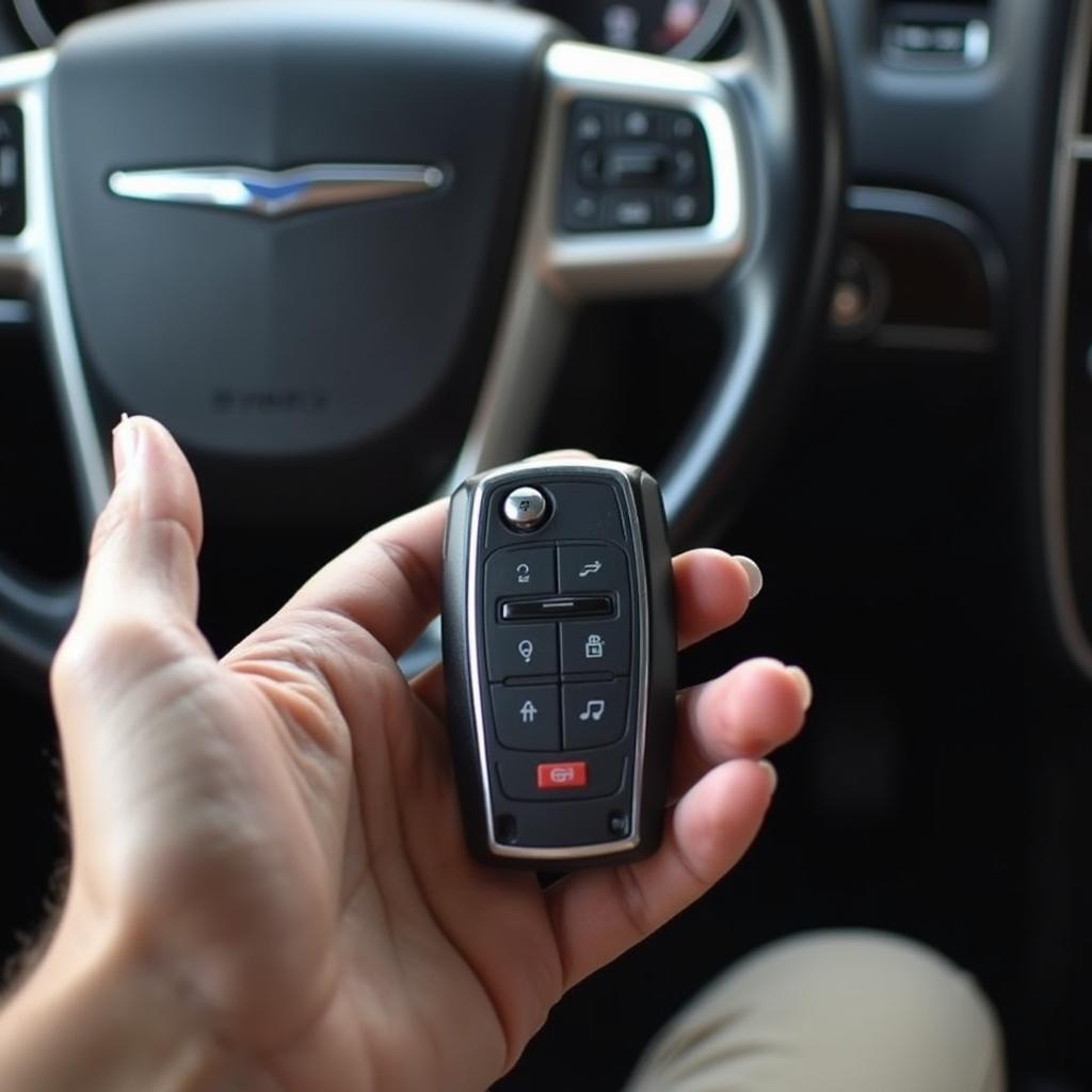 Programming a 2016 Chrysler Town and Country key fob