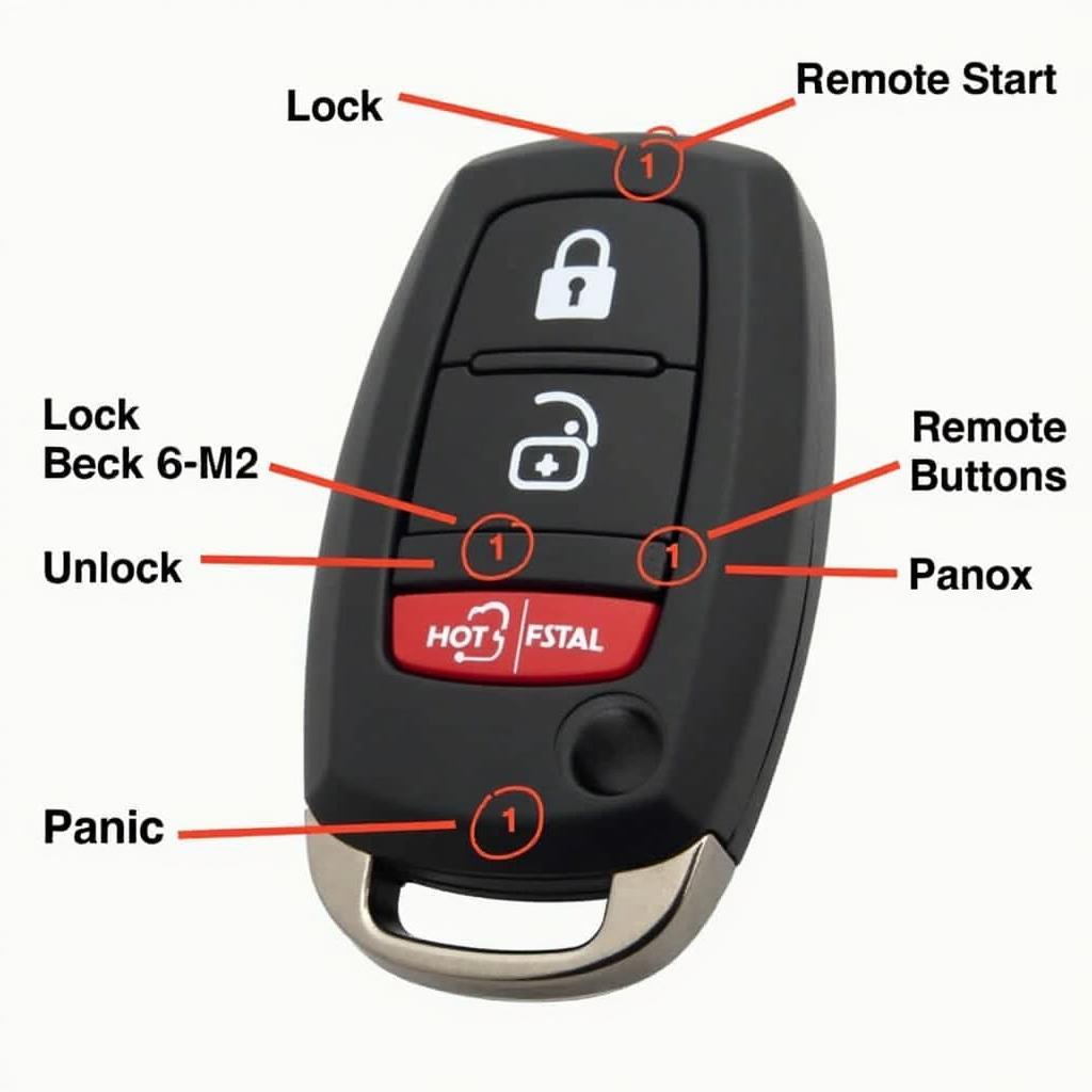 2016 Nissan Rogue SV Key Fob Functions