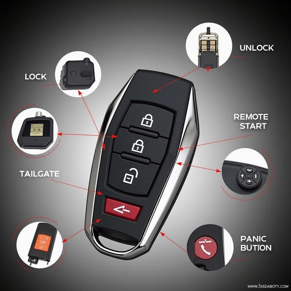 2017 Cadillac XT5 Key Fob Functions and Features