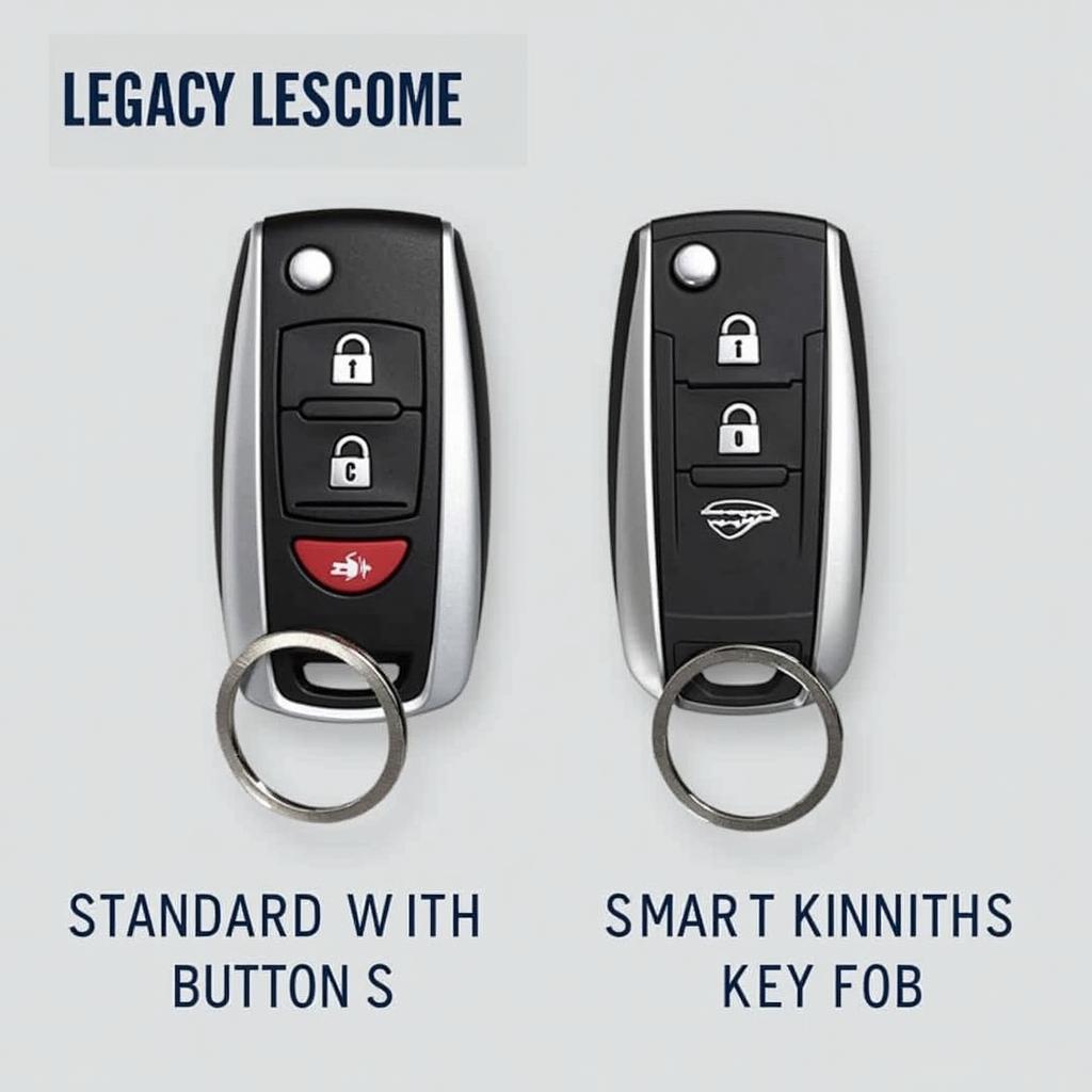 Types of 2017 Subaru Legacy Key Fobs