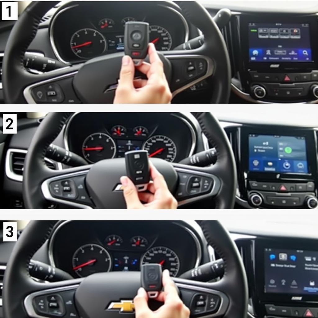 Programming a 2018 Chevy Equinox key fob using the ignition key