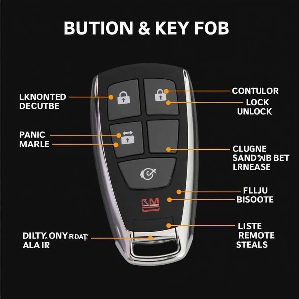 2018 GMC Sierra Key Fob Functions