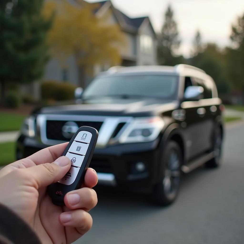 2018 Nissan Armada key fob range issues