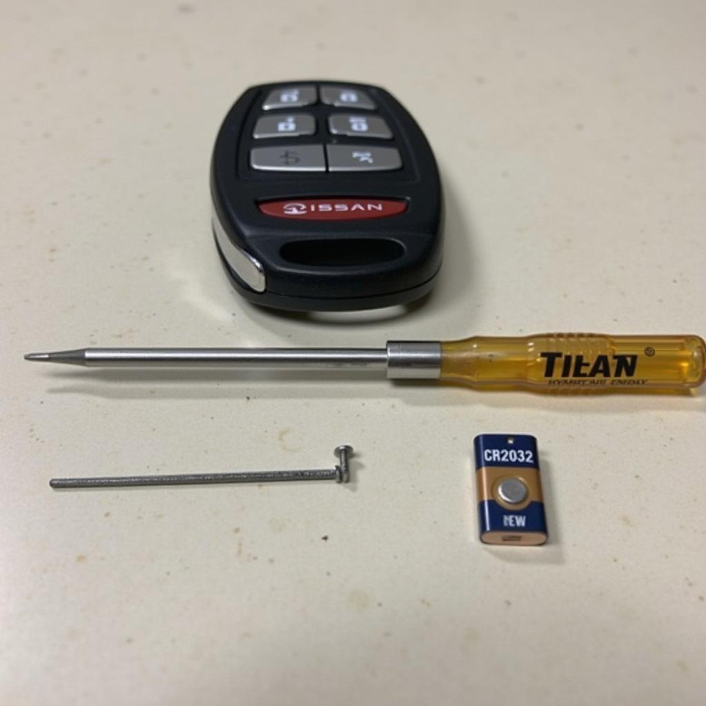 Tools for Replacing Nissan Titan Key Fob Battery