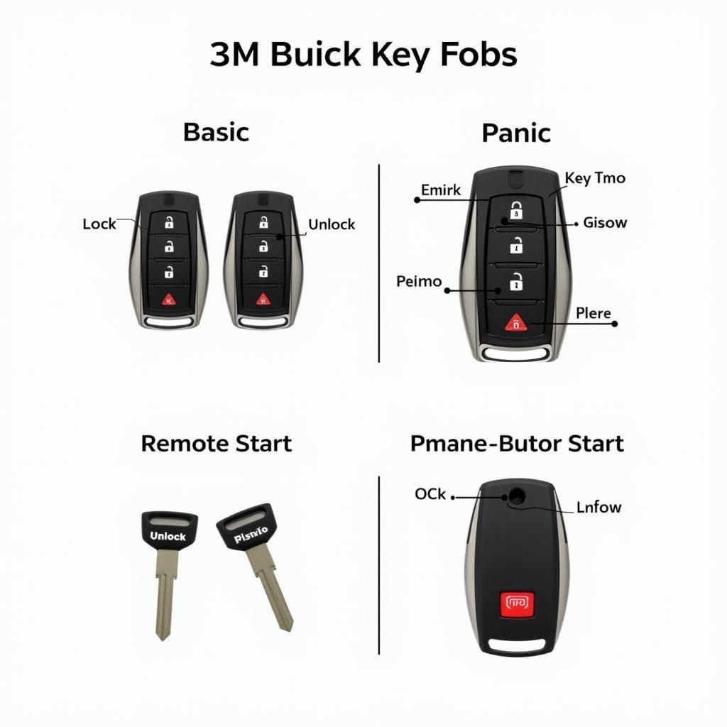 Different Types of 2019 Buick Encore Key Fobs