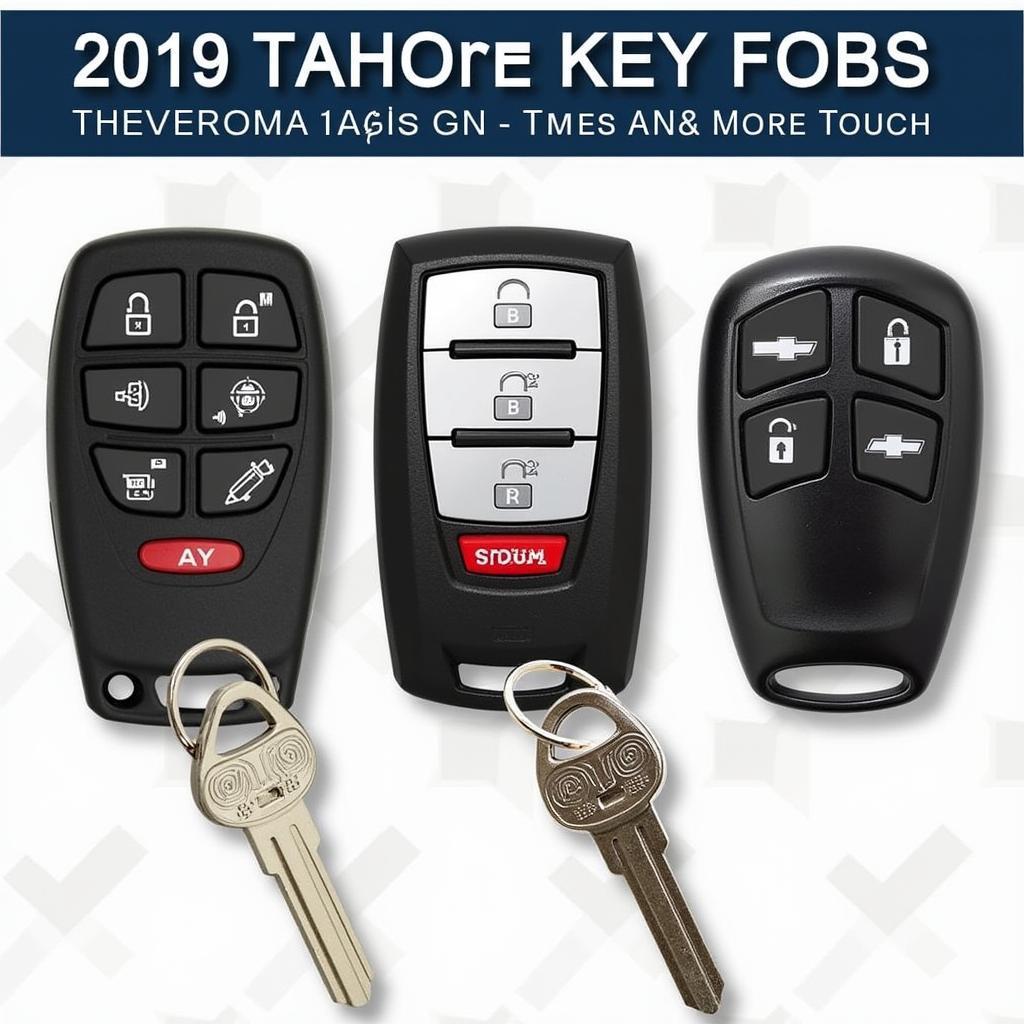 2019 Chevy Tahoe Key Fob Types