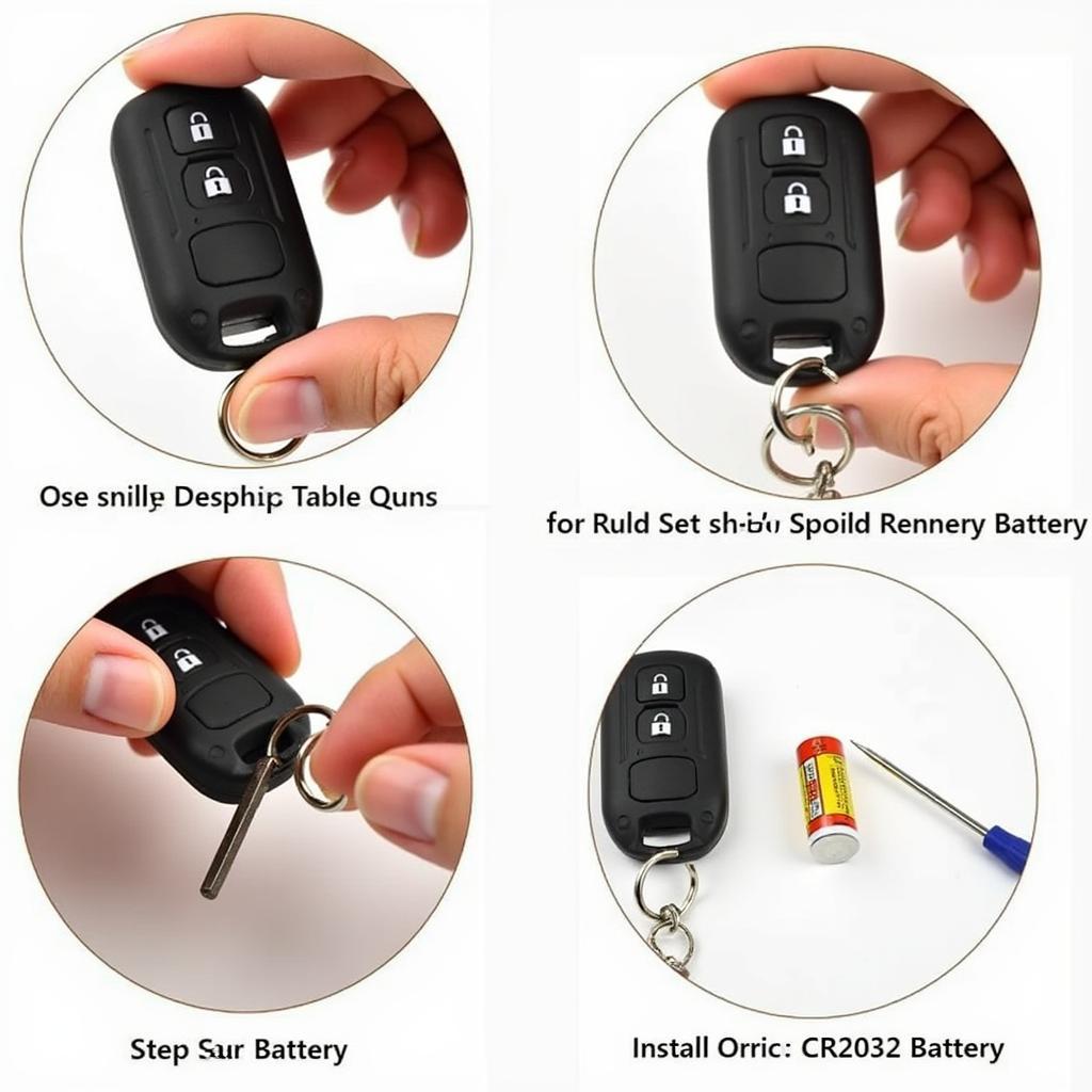 Replacing the Battery in a 2019 Subaru Legacy Key Fob