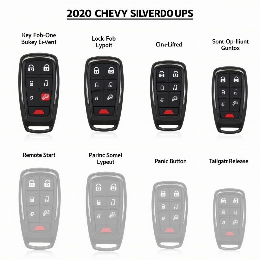 Different 2020 Chevy Silverado Key Fob Types