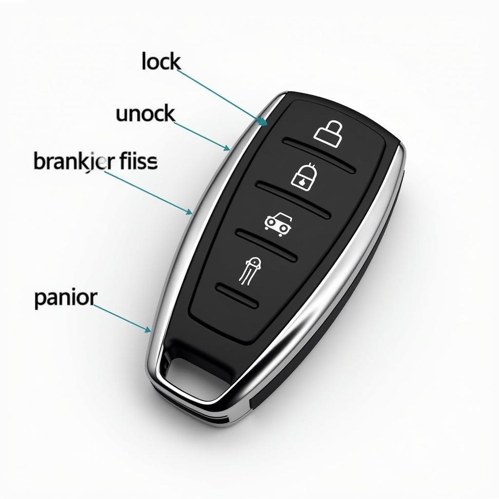 2020 Mercedes GLE Key Fob Functions: Lock, Unlock, Trunk Release, Panic Button