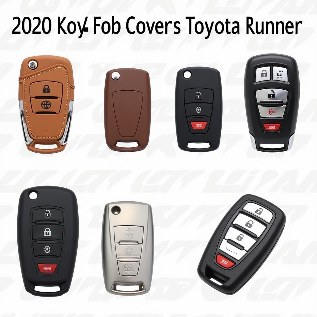 Different Types of 2020 Toyota 4Runner Key Fob Covers