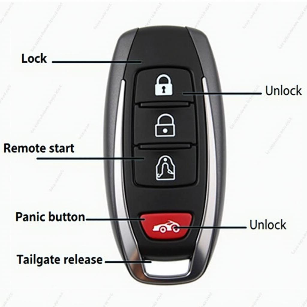 2023 Hyundai Tucson Key Fob Features and Buttons