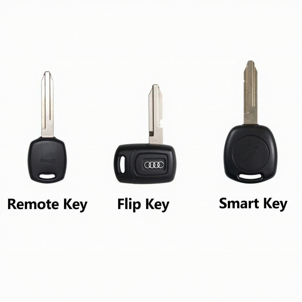 Different Audi Key Fob Types