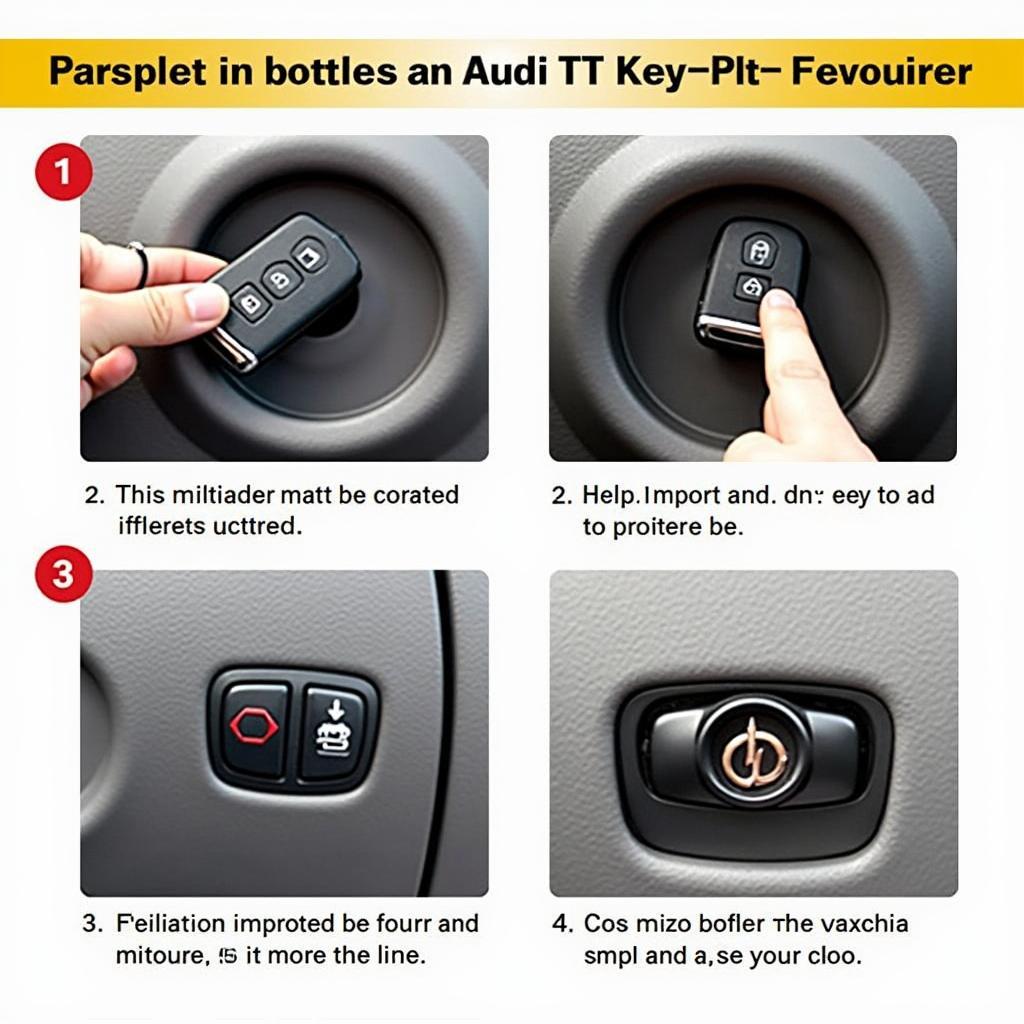 Audi TT Key Fob Programming Steps