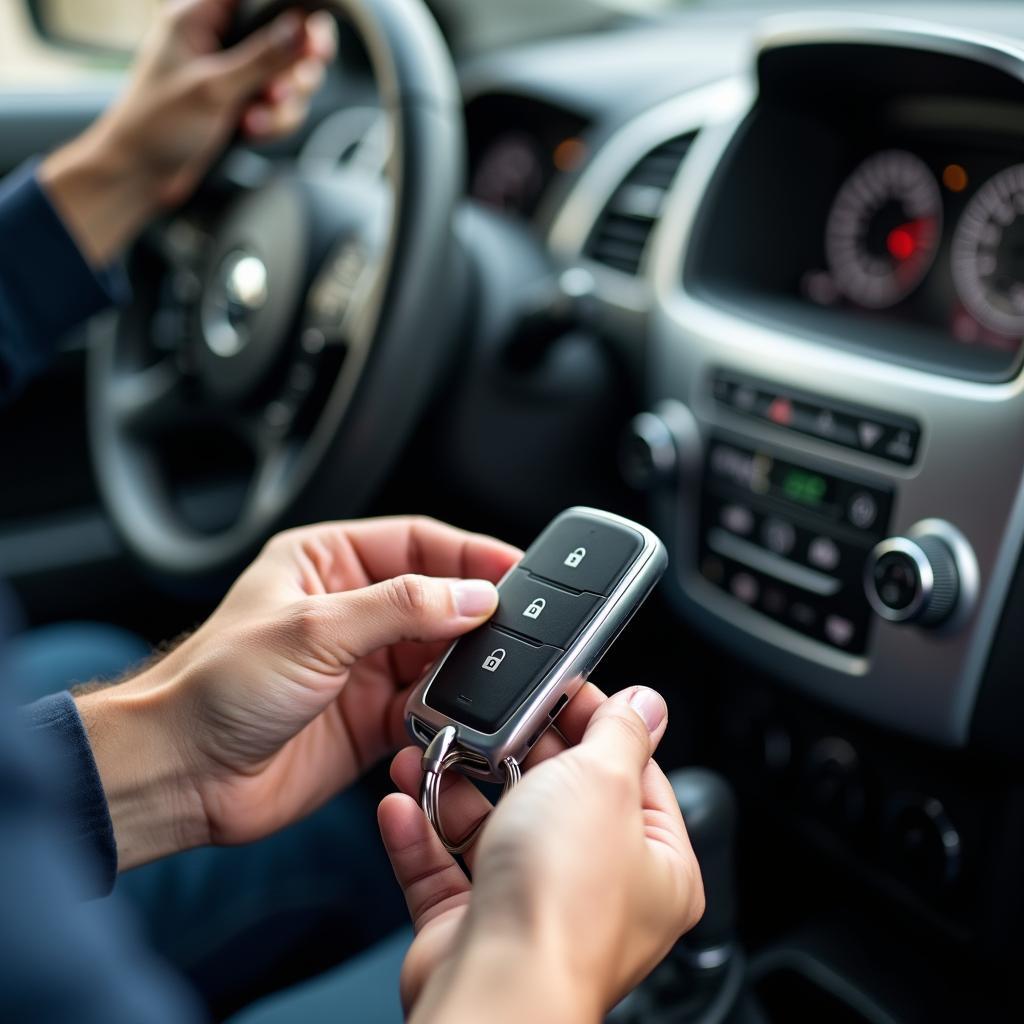 Locksmith Programming a Nissan Key Fob