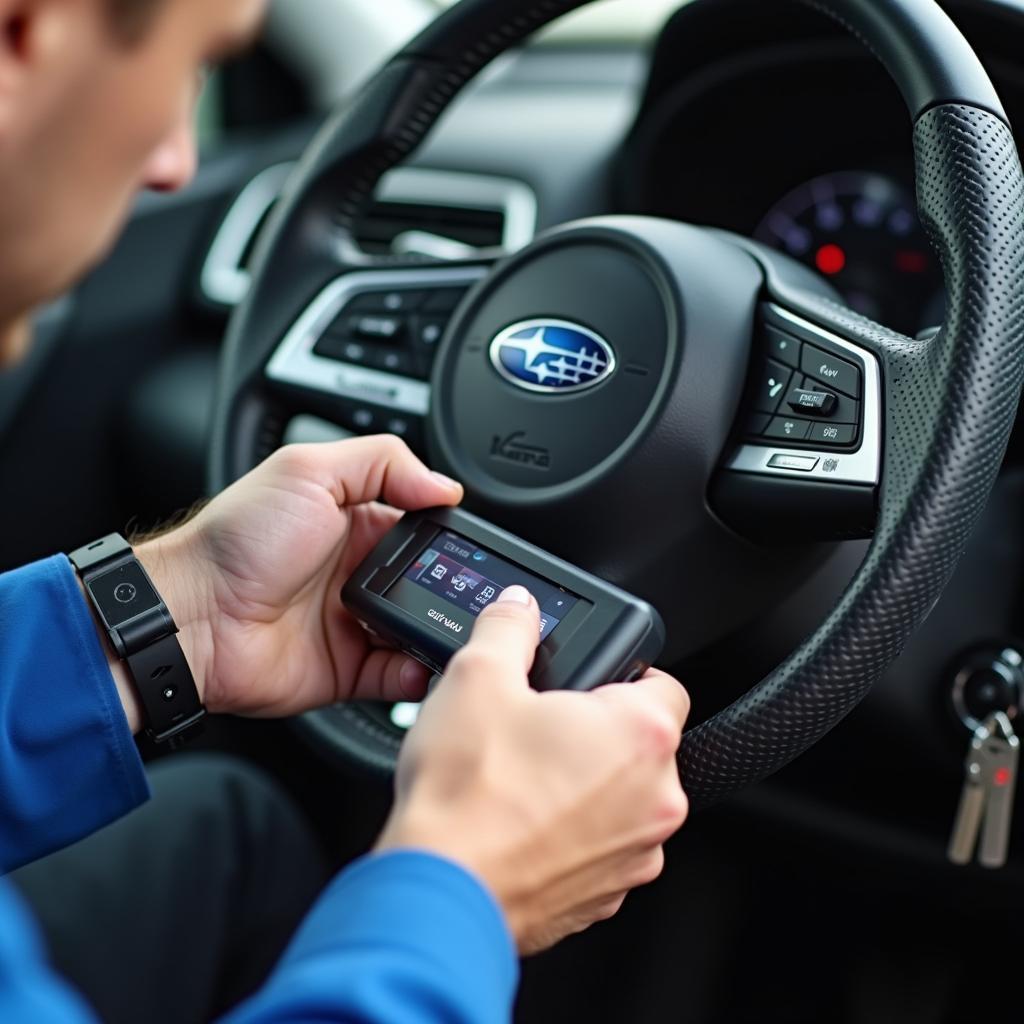 Automotive Locksmith Programming a Subaru Key Fob