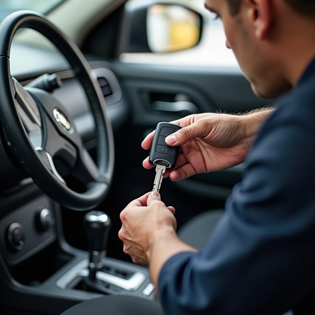 Automotive Locksmith Programming a Jeep Cherokee Key Fob