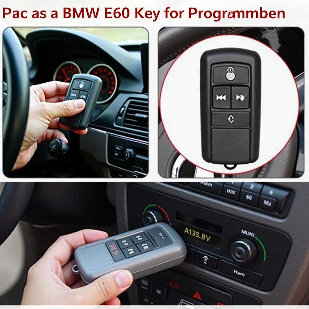 Programming a BMW E60 key fob