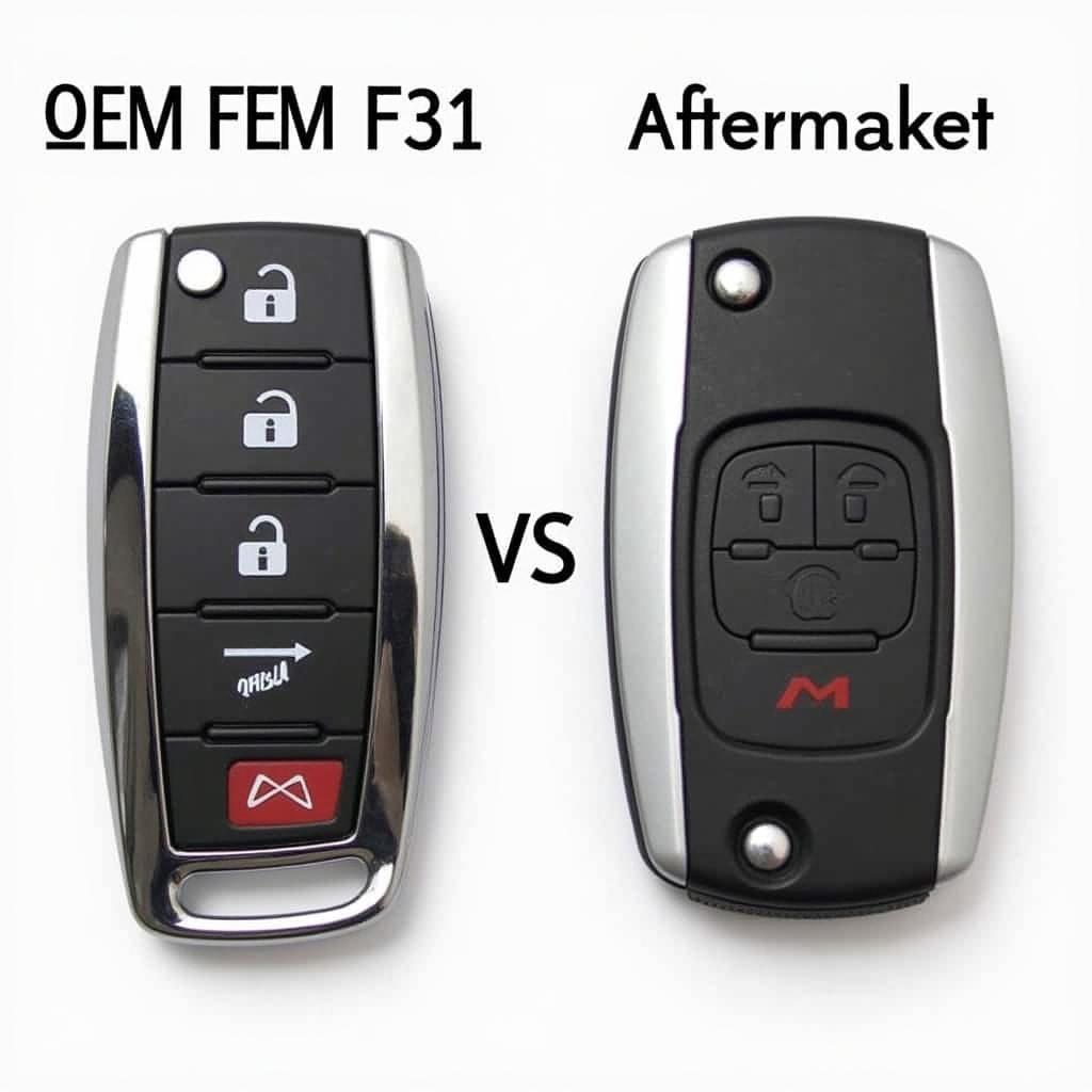 BMW F31 OEM vs. Aftermarket Key Fobs