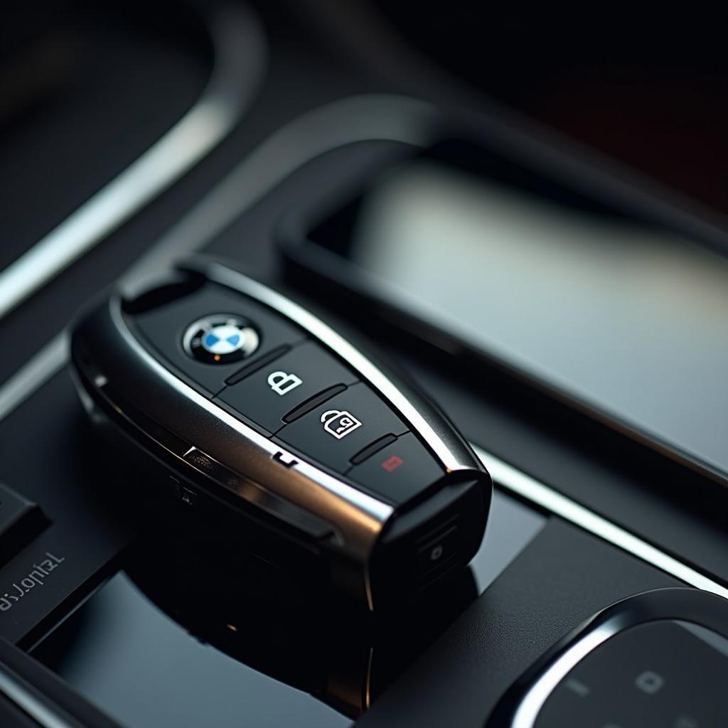 BMW Key Fob and Smartphone