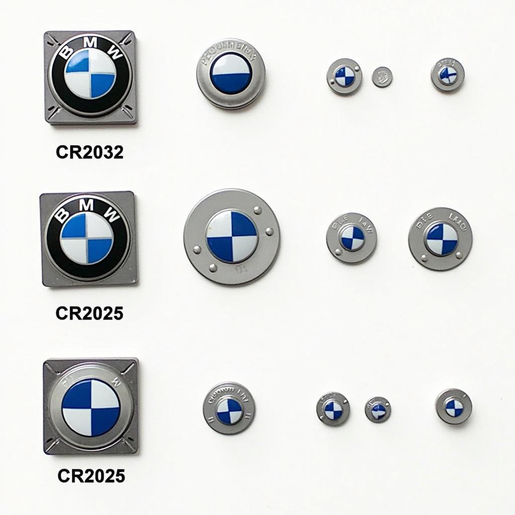 Different BMW Key Fob Battery Types