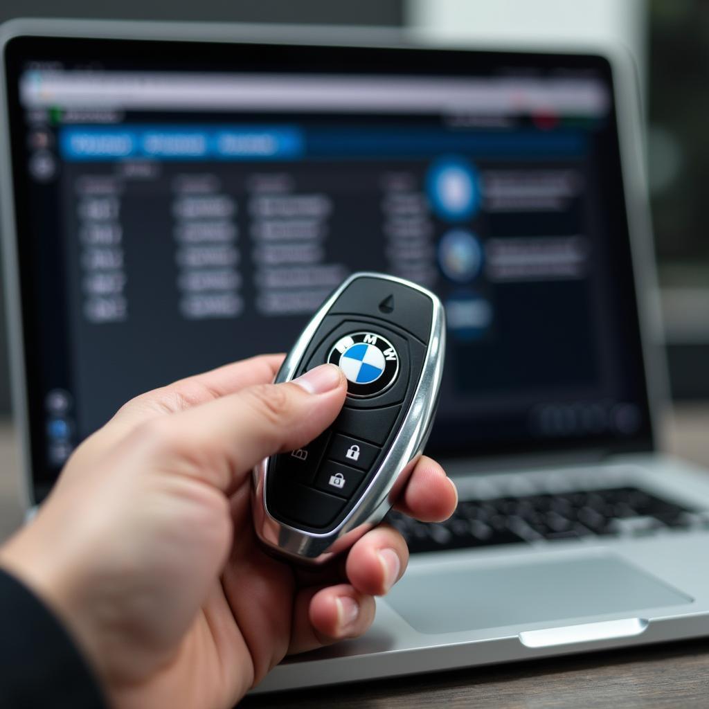 Programming a BMW key fob