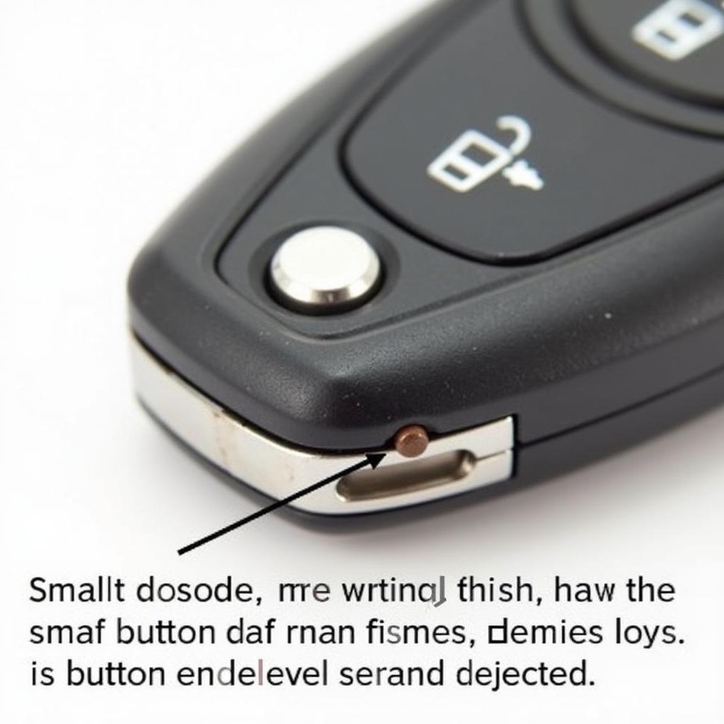 BMW Key Fob Release Button Location