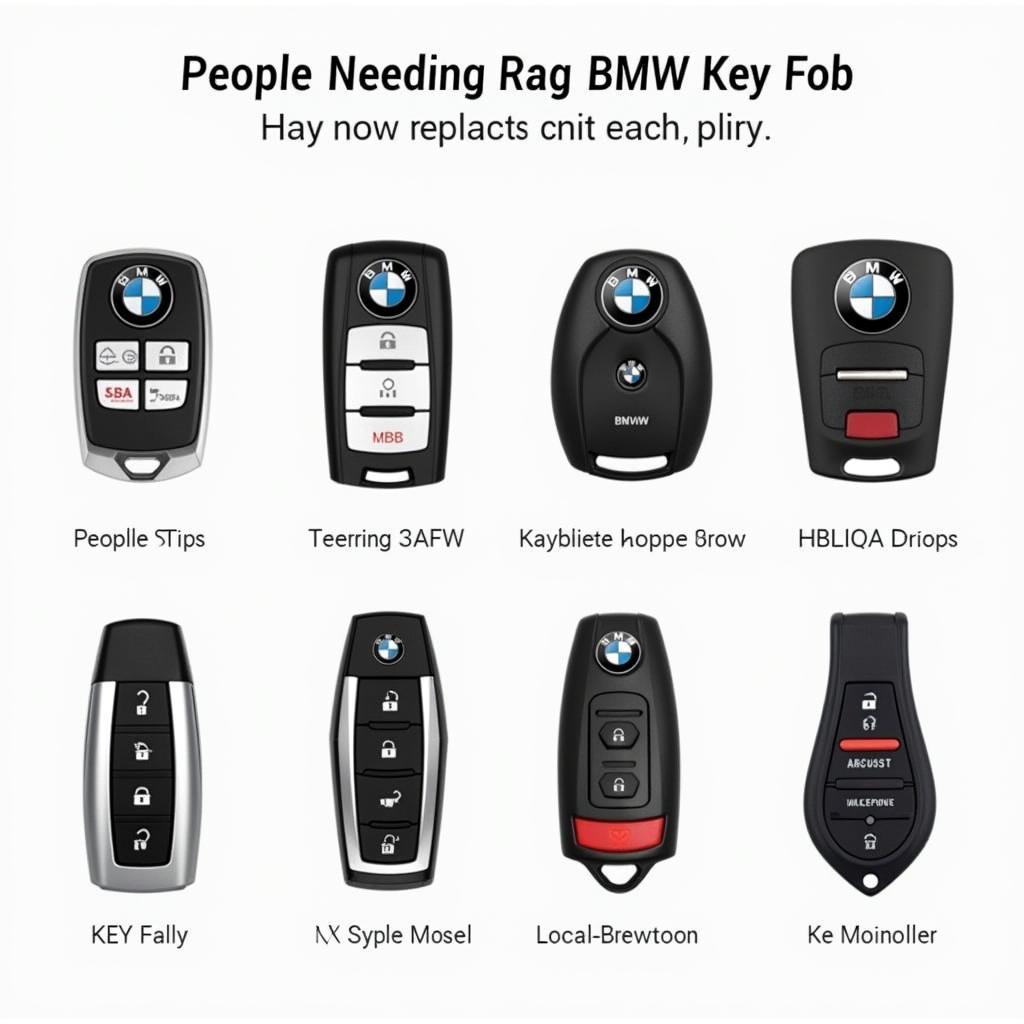 Replacing a lost BMW key fob