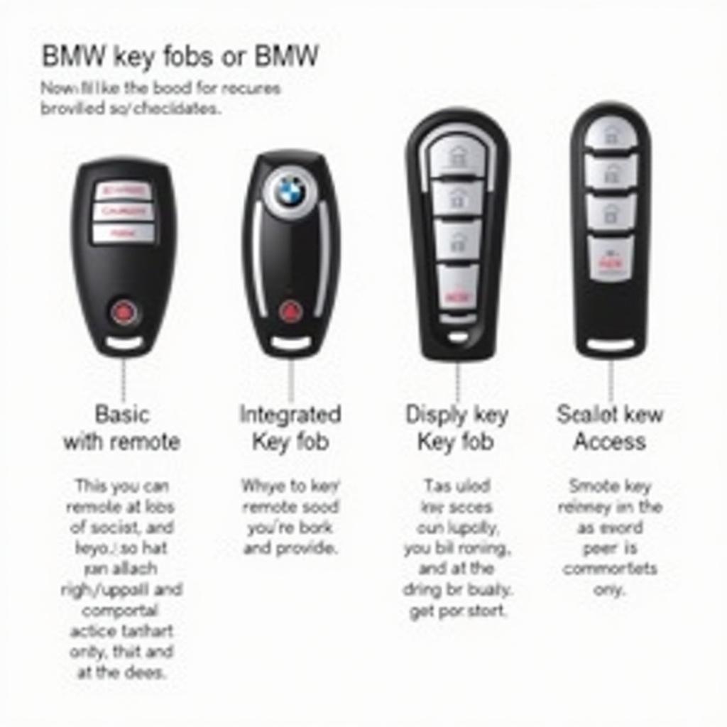 Different Types of BMW Key Fobs