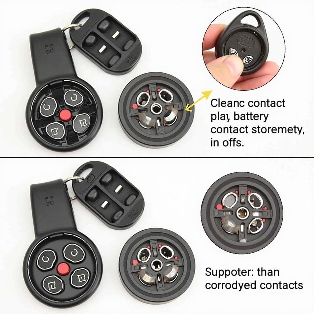 Buick Key Fob Battery Types and Contacts