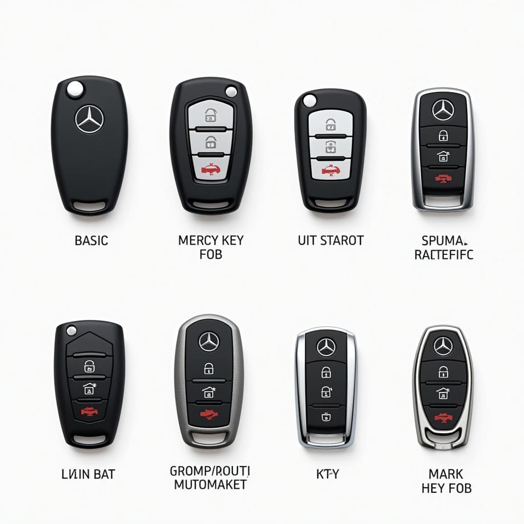 Types of Mercedes Key Fobs