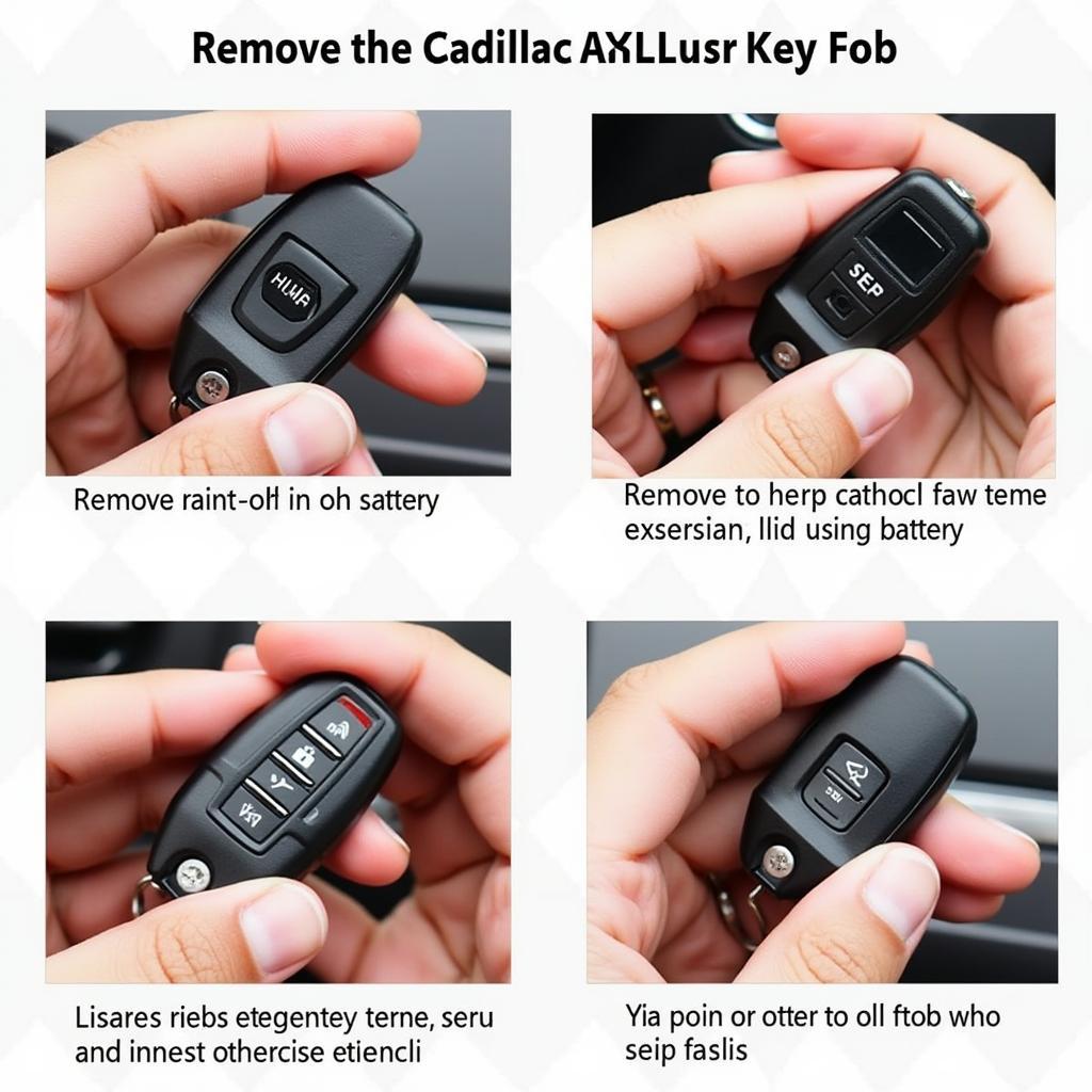 Replacing the battery in a 2014 Cadillac ATS key fob