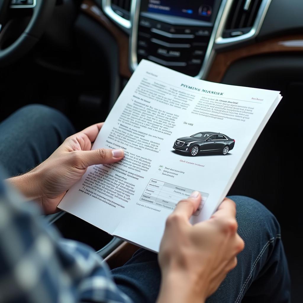 Cadillac ATS owner consulting manual