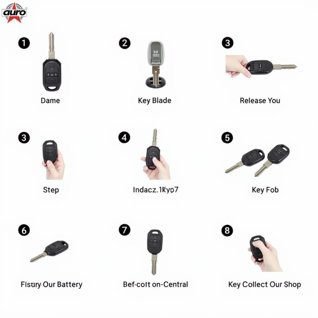 Steps to replace a Cadillac CTS key fob battery