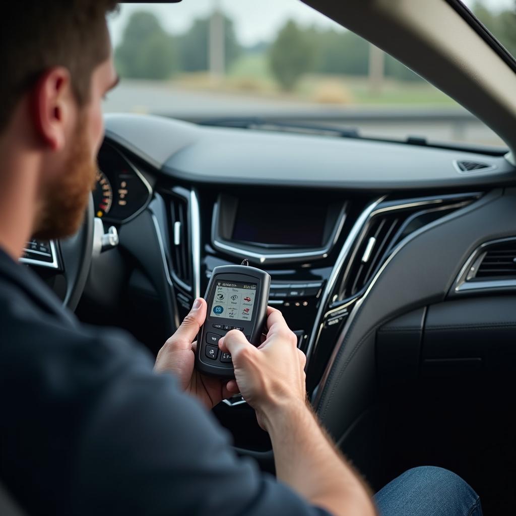 Programming a Cadillac CTS Key Fob at a Dealership