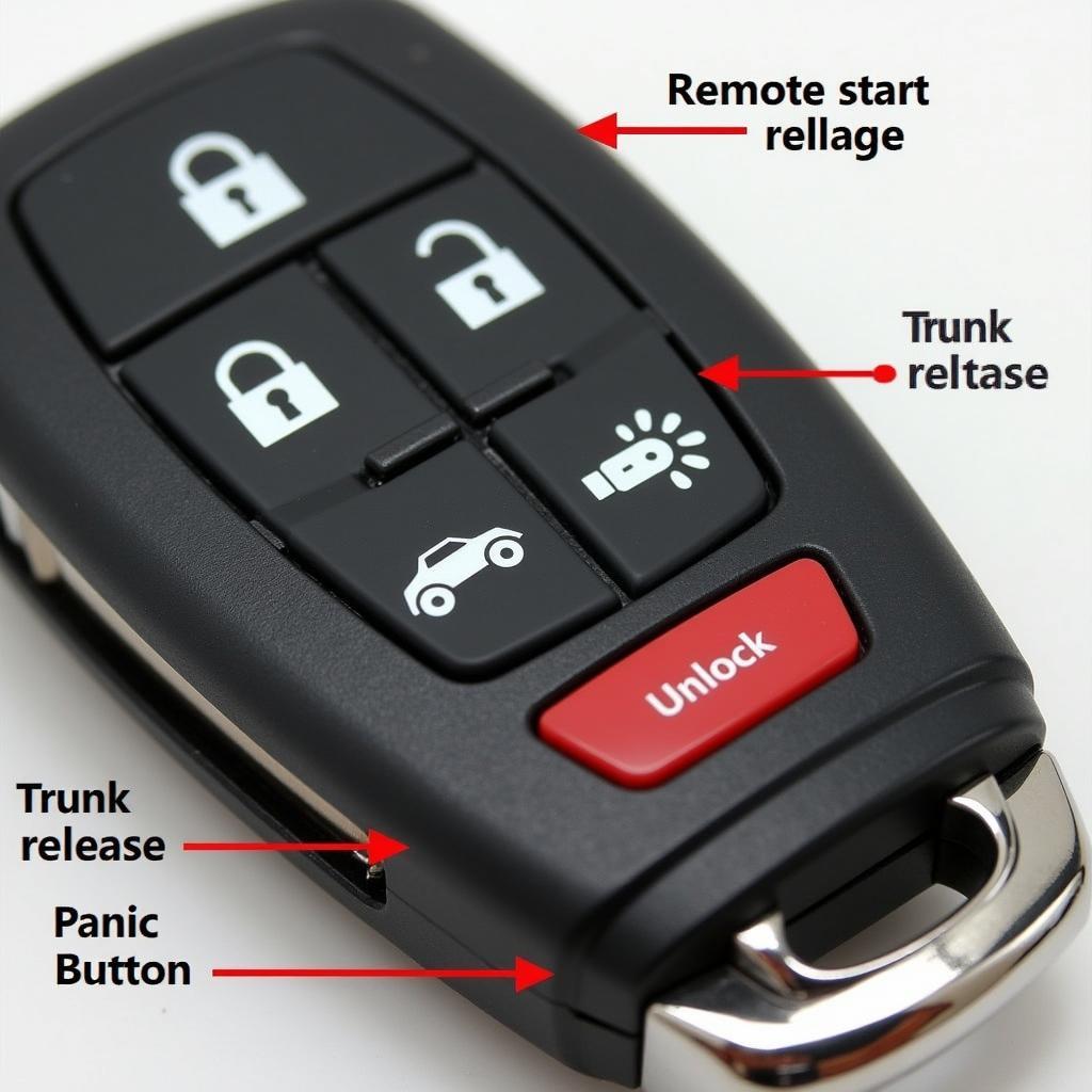 Cadillac Escalade Key Fob Features