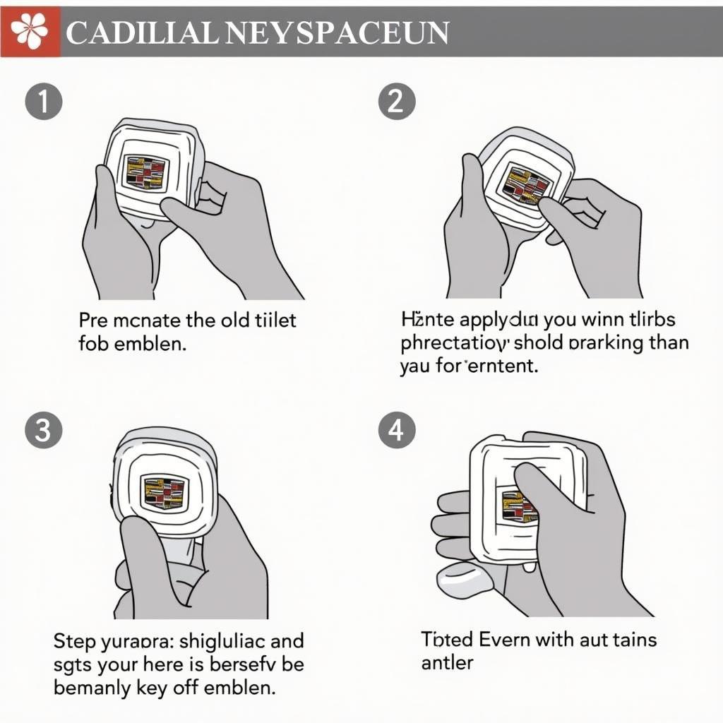 Cadillac Key Fob Emblem Replacement Process